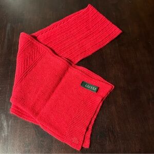 Ralph Lauren lambs wool blend scarf